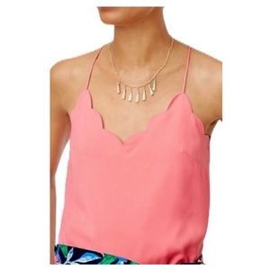 J. Crew Scalloped cami top